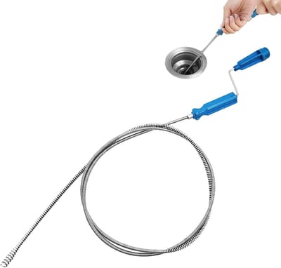 170 cm Flexibele Afvoer Ontstopper Spiraal voor Wasmachines, Douches en Wastafels