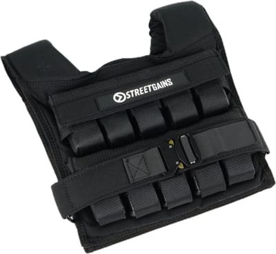 Gewichtsvest 20KG Zwart | StreetGains®