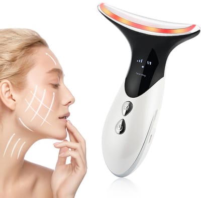 longziming - Huidverjongingsapparaat - Facelift apparaat - Gezichtsmassageapparaat - Gezichtsreiniger - LED-fototherapie met 3 kleuren - Constante warmte van 45°C - 7 modi voor elk huidtype - Inclusief EMS en reinigingsfunctie