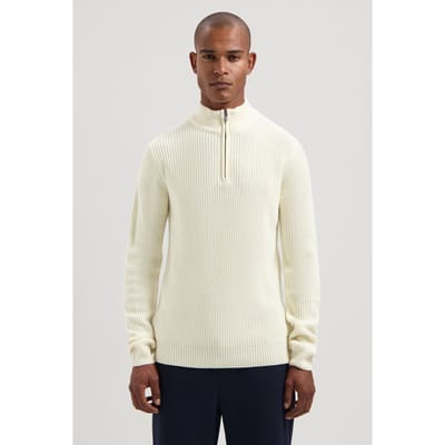 Dstrezzed Skipper Ribknit Truien & Vesten Heren - Sweater - Hoodie - Vest- Creme - Maat L