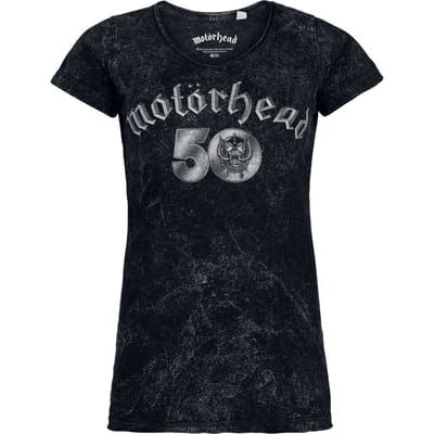 Motörhead T-shirt - Core 50th - S tot XXL - voor Vrouwen - grijs