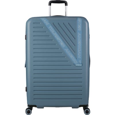 American Tourister Trolley Dynabelt Spinner 77 / 28 Exp TSA Rainstorm Blue Blauwgrijs