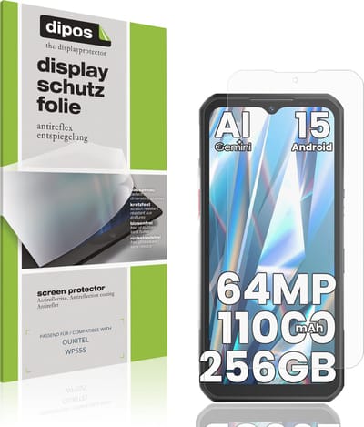dipos – 4x Matte Beschermfolie geschikt voor OUKITEL WP55S | Krasbestendige & antireflecterende Screenprotector Ultra-Thin