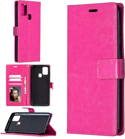 Portemonnee Book Case Hoesje Geschikt voor: Oppo A53 / Oppo A53S - roze