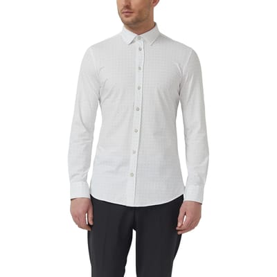 s.Oliver Shirts White Maat: 38 | Zakelijke Overhemden Outlet | Heren | Wit