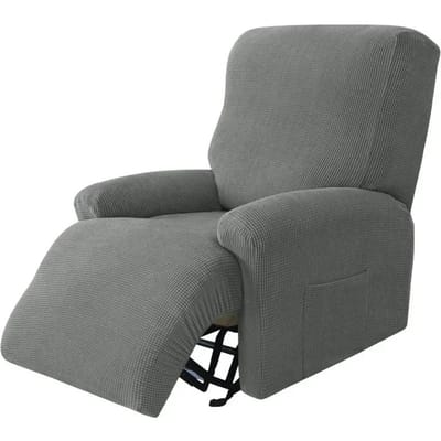 Split Stijl Relaxfauteuilhoes Relax Polar Fleece All-inclusive Stoelhoes Lounger Bank Sofa Hoesjes Fauteuilhoezen gray