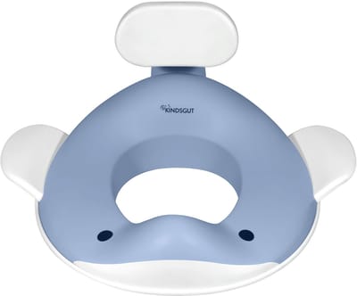 Kindsgut - WC verkleiner - Blauw - Walvisdesign - Antislip functie - Jongens & Meisjes - Comfortabel ontwerp WC bril verkleiner