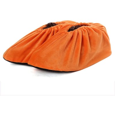 Couvre-chaussures réutilisables Antidérapants Pour Hommes Femmes Lavables Gardent Sol Moquette Propre Ménage Intérieur Extérieur Protecteur de Chaussures orange