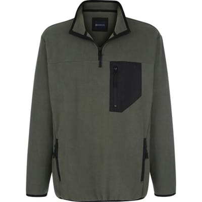 Babista herren Fleecesweatshirt - 48/50 - olijf - Plus Size