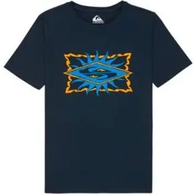 Quiksilver Starfish Stamp T-shirt Met Korte Mouwen Blauw 14 Years Jongen