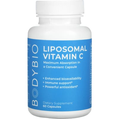 BodyBio, vitamine C liposomale, 60 gélules