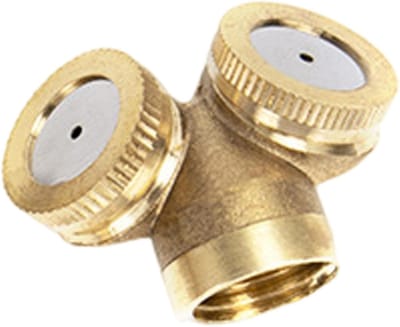 Nevelsproeiers - Waterbesparend mondstuk - Broeikas bewatering - Meerdere sproeipatronen - 1/2 inch aansluiting - Koper