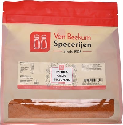 Van Beekum Specerijen - Paprika Crisps Seasoning - 2 KG (hersluitbare stazak)