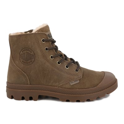 Palladium - PAMPA ZIP WL PILOT - Hoge sneakersHoge sneakersVeterbootsDames veterschoenenDames sneakersVrije tijd half-hoogHalf-hoge schoenenHeren veterschoenHeren sneakers - Kleur: Bruin - Maat: 44