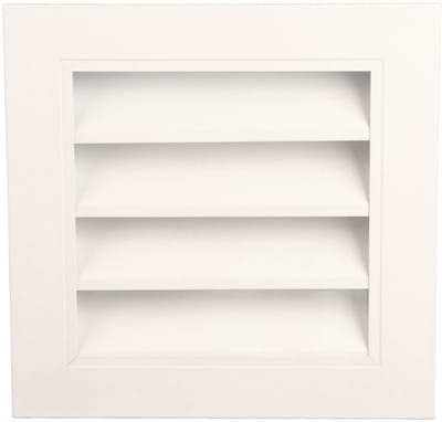 Ventilatierooster van Aluminium – 25x25cm – Waterdicht & Roestbestendig – Voor Muur, Kast of Schuur – Eenvoudige Installatie