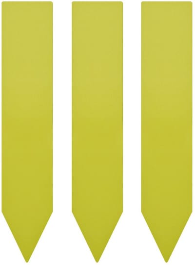 CombiCraft steeketiketten van PVC 20 x 100 mm geel - 100 stuks