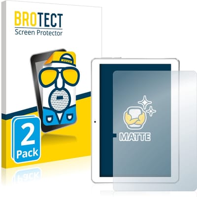 BROTECT - Screenprotector voor Toscido X108 10" - Folie Beschermfolie matte 2 Stuks