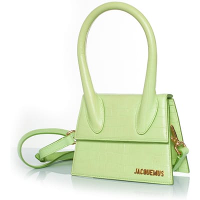 Jacquemus, le chiquito middelgrote tas in leer