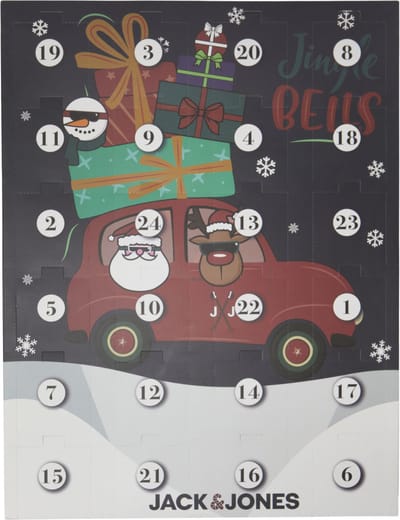 JACK&JONES JACCHRISTMAS SOCK CALENDAR Heren Sokken - Maat ONE SIZE
