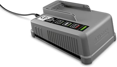 Acculader - Snellader Batterij - Batterijen Opladen - 6 Ampère Laadstroom - 18V - antraciet