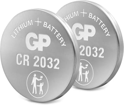 Knoopcelbatterij - Lithium Batterij - Apparaten Voeden - 3 Volt - 2 Stuks - Zilver