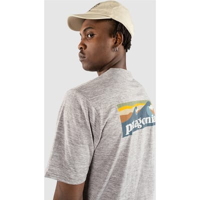 Patagonia Cap Cool Daily Graphic Waters Lycra grijs