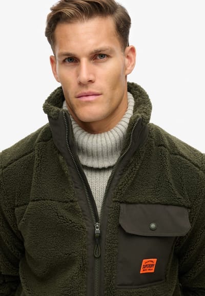 Superdry - Hybride Expedition jas met borgvoering - Heren - Buitenjassen
