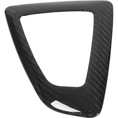Middenconsole Schakelpaneel Frame Echte Koolstofvezel Vervanging voor 2 Serie F22 F45 F46 2014-2018 LHD gray