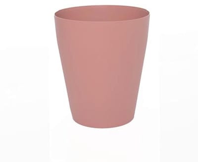 Kunststof Prullenbak voor Kinderkamer en Kantoor - 12L, Hoogte 26,5 cm, Roze