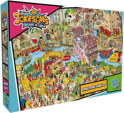 1000 Delen Puzzel Shakespeare Komisch Kunstwerk voor Volwassenen en Tieners