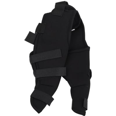 Hond Achterpoten Beschermer Verstelbare Kniebrace Pootsteun voor Honden Achterpoten HerstelHJ25 Achter XS black