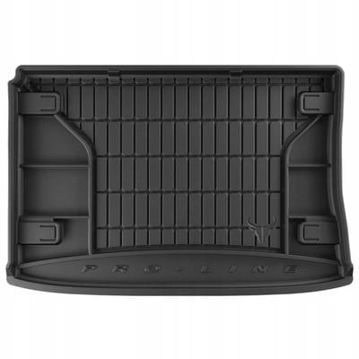 FROGUM Kofferbakmat - Rubber - Geschikt voor PEUGEOT BIPPER TEPEE (2007-2017) - 5-persoons - Achterdeuren - Organizer functie - Zwart