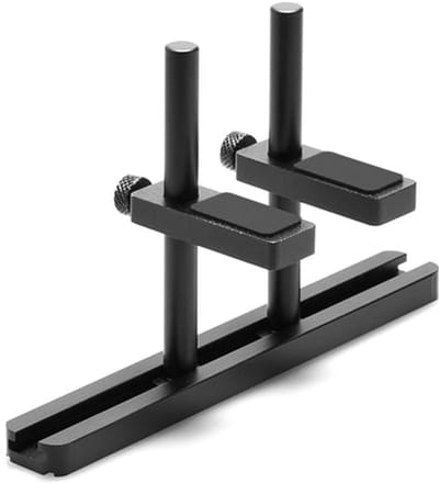 Universele grafische kaartbeugel van 8 cm, MATX-compatibel, aluminiumlegering GPU-beugel, geschikt voor desktop-pc's - zwart