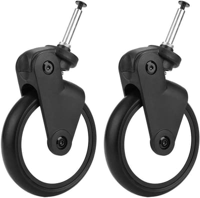 Vervangingswielen voor Kinderwagens - Rubber Voor- en Achterwielen Accessoires