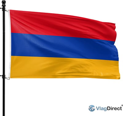 VlagDirect - Armeense vlag - Armenië vlag - 90 x 150 cm.