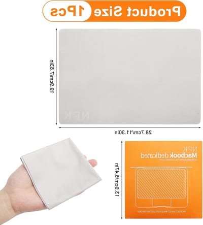 13 inch schermreinigingsdoek, toetsenbordbescherming en schermhoezen voor MacBook Pro en Air, ideaal voor schoonmaken en bescherming