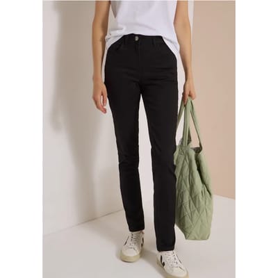 Jeans met High Waist en Slim Leg in Slim Fit