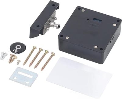 Elektronisch Kastslot - RFID Slot - Kasten Beveiligen - Onzichtbaar Ontwerp - 16 x 12 x 4 cm - Zwart
