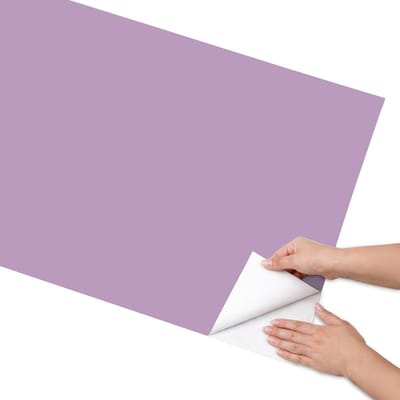 Coloray Meubel Wrap Folie - Paars Meubelfolie - 65x130 cm - Decoratiefolie Lichtpaars - Meubel Wrap Folie - Minimalist Meubelfolie - Plakfolie Meubels - Keuken decoratie - Achtergronden en patronen
