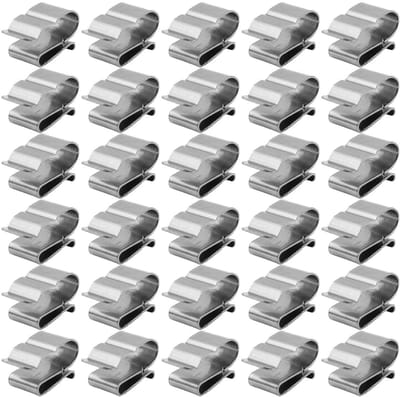 Allecto - Rvs Zonnepaneel Kabel Clips - Draadkabelclips - Eenvoudig te installeren - Duurzaam - Voor trailers - 30 stuks