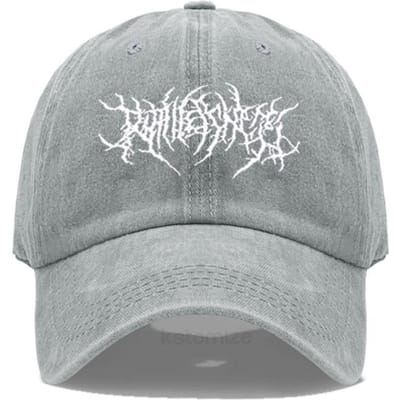 Casquette de Baseball en Coton Lavé pour Hommes Femmes Broderie de Designer Casquette Papa Réglable Unisexe Casquettes de Sport Décontractées gray