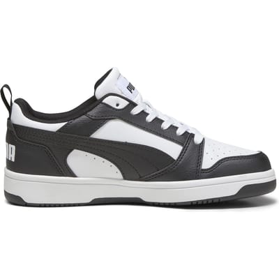 PUMA Puma Rebound V6 Lo Jr Unisex Sneakers - PUMA White-PUMA Black