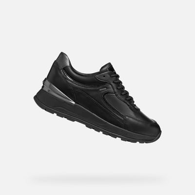 GEOX DESYA ABX DAMES Sneakers - ZWART - Maat 35
