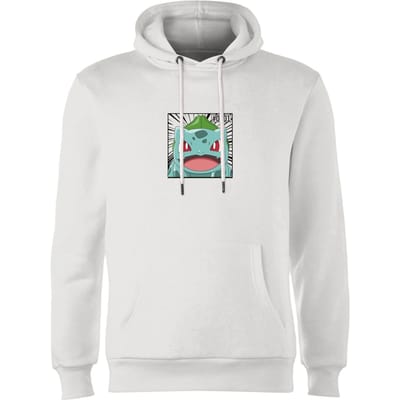 Pokémon Pokédex Bulbasaur #0001 Hoodie - White - S
