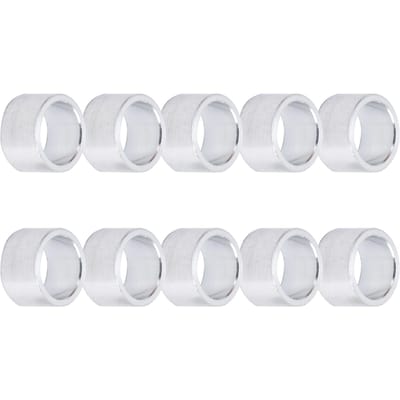 10 stuks Aluminiumlegering Afstandsstuk Rond Zonder Draad Standoff Ondersteuningsfittingen Buitendiameter 10mm6mm