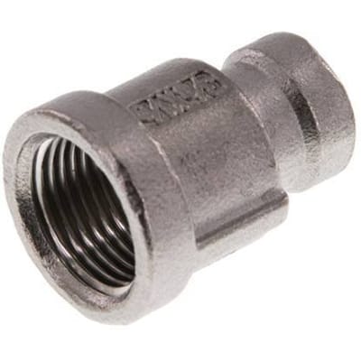 Rp 3/8'' x Rp 1/8'' RVS Ronde Sok 16 Bar [2 Stuks]