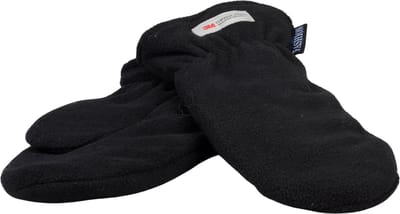 Heren Wanten Fleece - Dubbel Gevoerd - Zwart