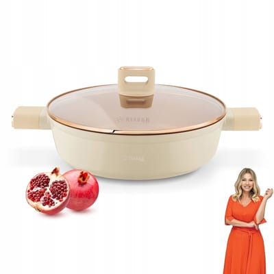 Starke Pro Starlet Beige Frituurpan met Deksel 28 cm