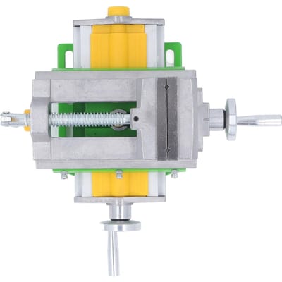 Étau pour perceuse à colonne à coulisseau croisé multifonctionnel en acier allié 0-80 mm à 2 directions X Y Étau composé