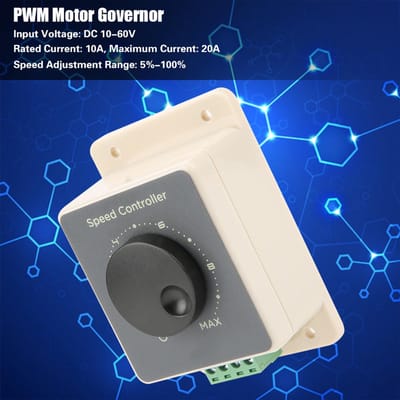PWM DC Motorregelaar 12V 24V 36V 48V 20A Krachtige Motor Snelheidsregeling Schakelaar